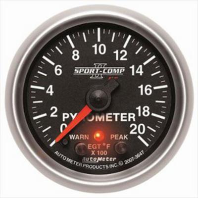 Auto Meter Sport-Comp PC Pyrometer Gauge - 3647
